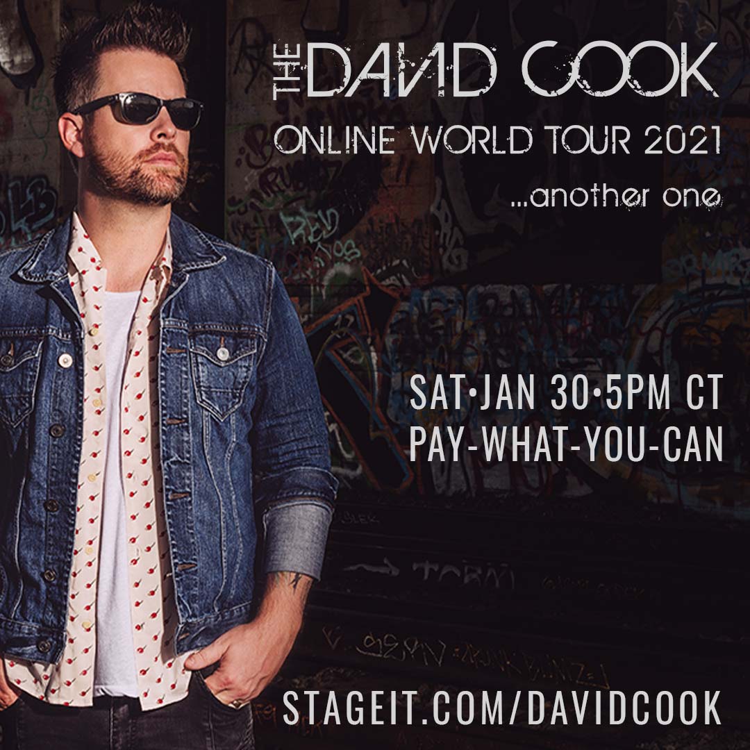 david cook tour schedule