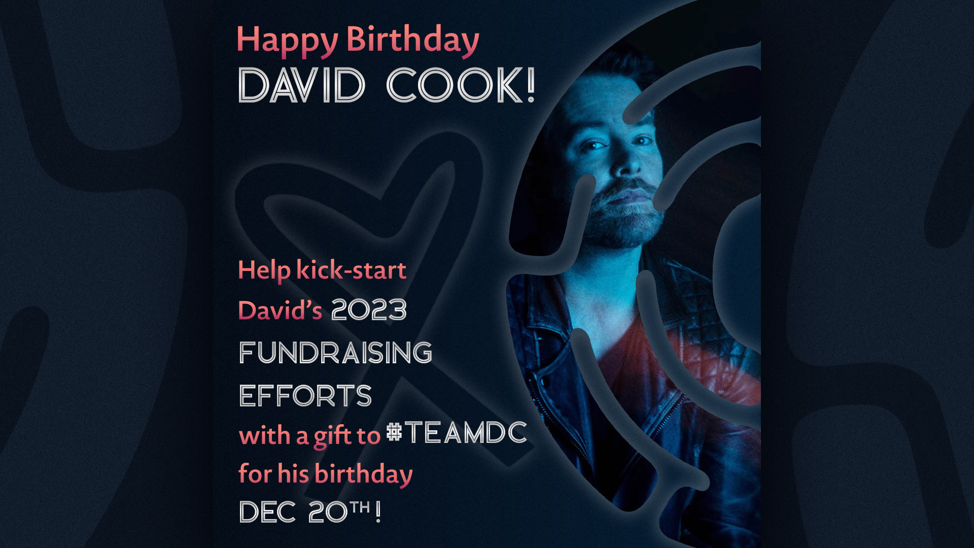 Let’s all wish David Cook a very Happy Birthday! – David Cook Official